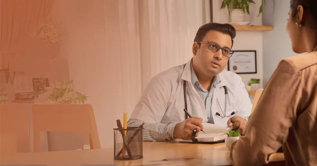 Healthcare professionals and technology working in harmony