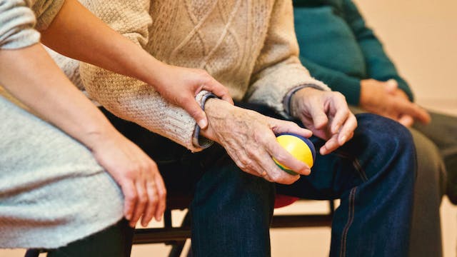 elderly couple