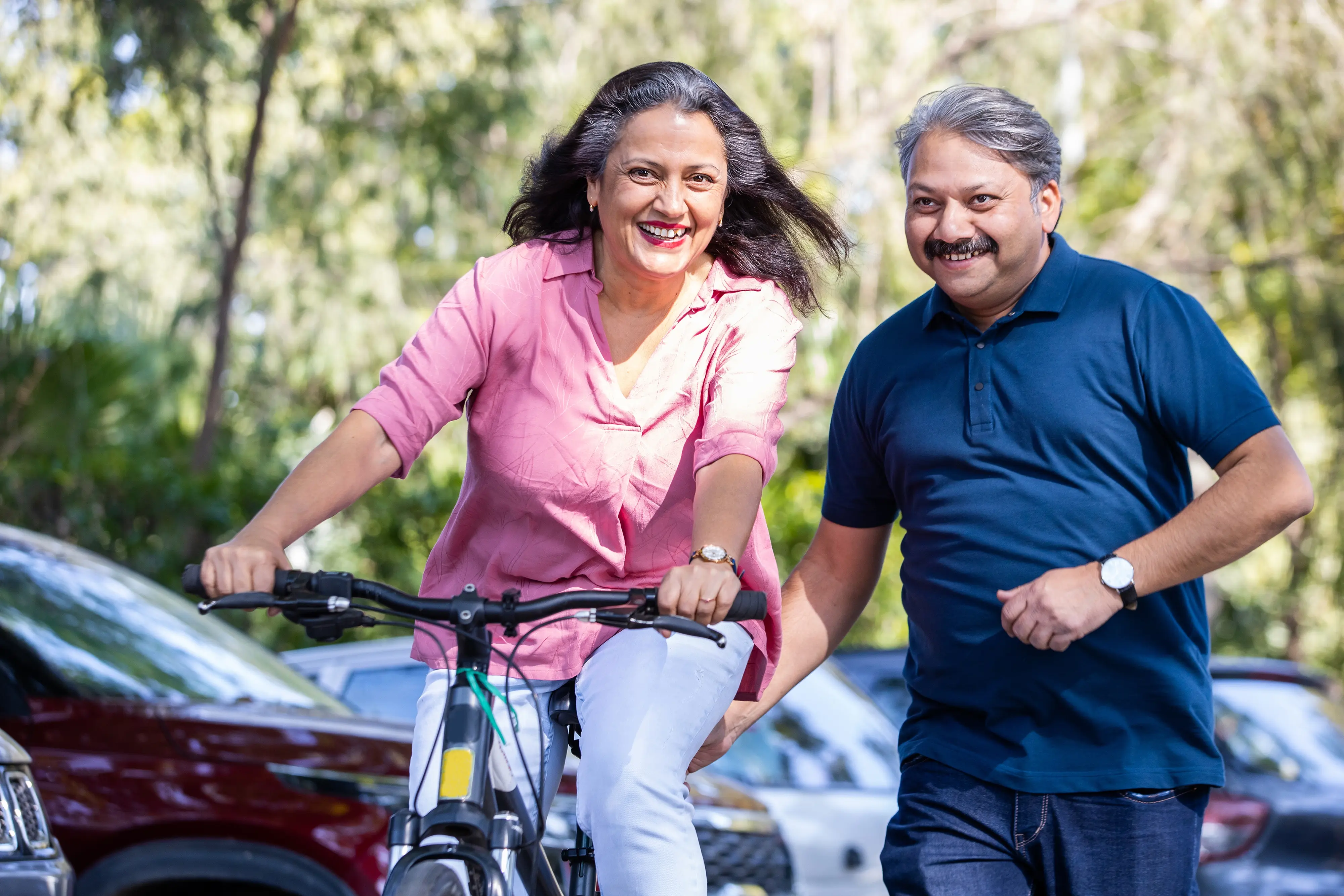 seniors cycling