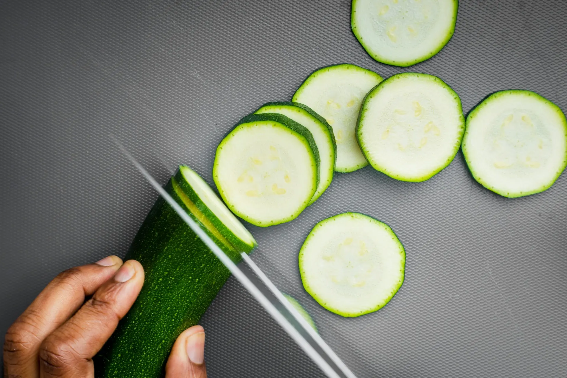 Cutting a Cucumber